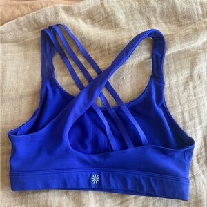Athleta Royal Blue Strappy Sports Bra